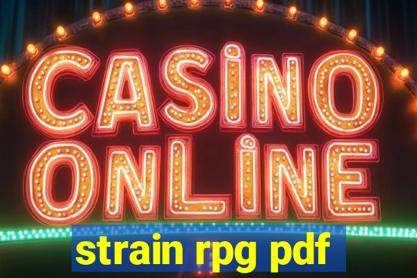 strain rpg pdf